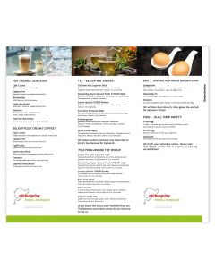 Frühstücksaufsteller